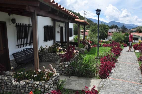 Nosso charmoso hotel em Timotes, na região de Mérida, nos Andes venezuelanos